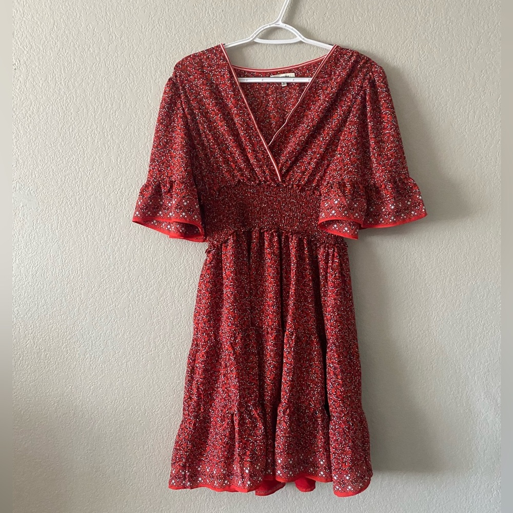 Max Studio Smocked Mini dress